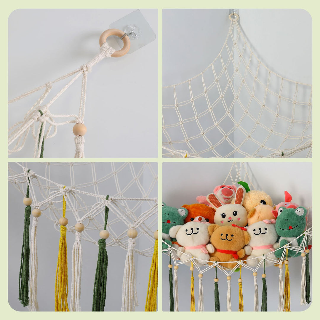 Macramé Wall Hanging Storage Hammock