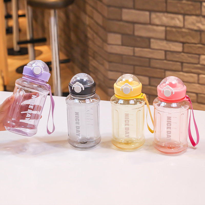 Unisex Silicone Water Bottle with Leakproof Lid Bowlift