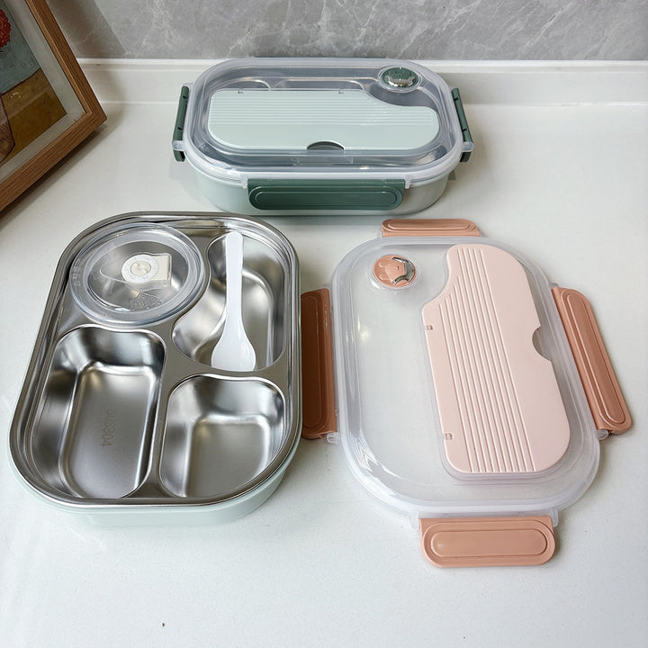 Multi-Compartment Stainless Steel Lunch Box