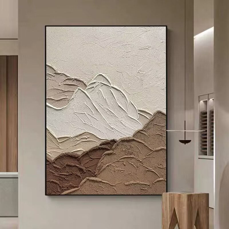 Textured Landscape Relief Canvas Art
