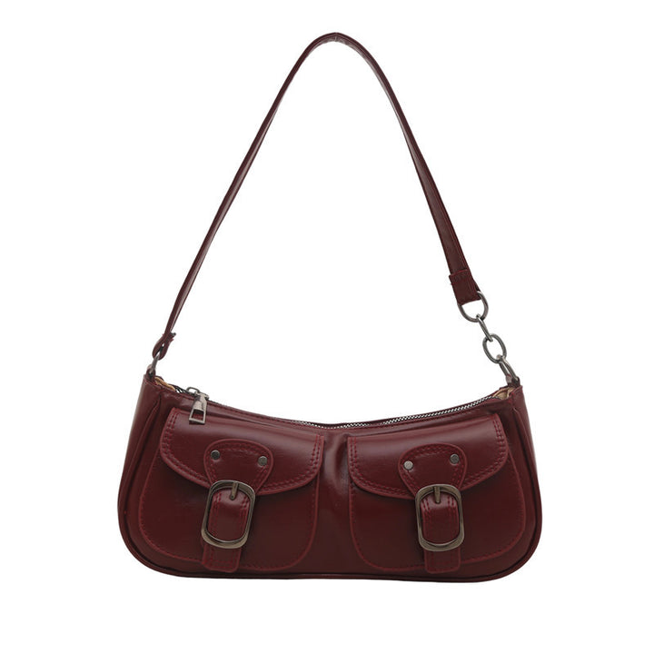 Stylish Dual Pocket Shoulder Bag Bowlift