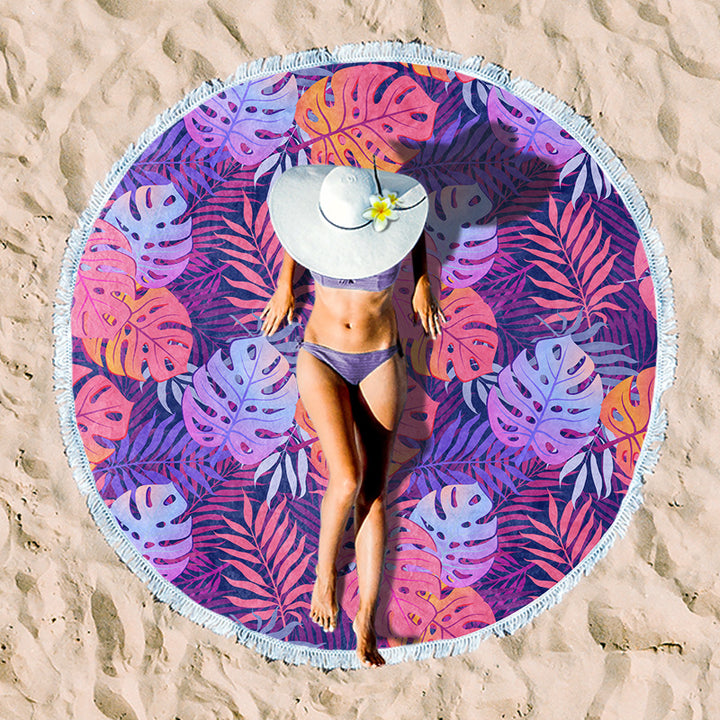 Rundstrand towel with unique sunset design Bowlift