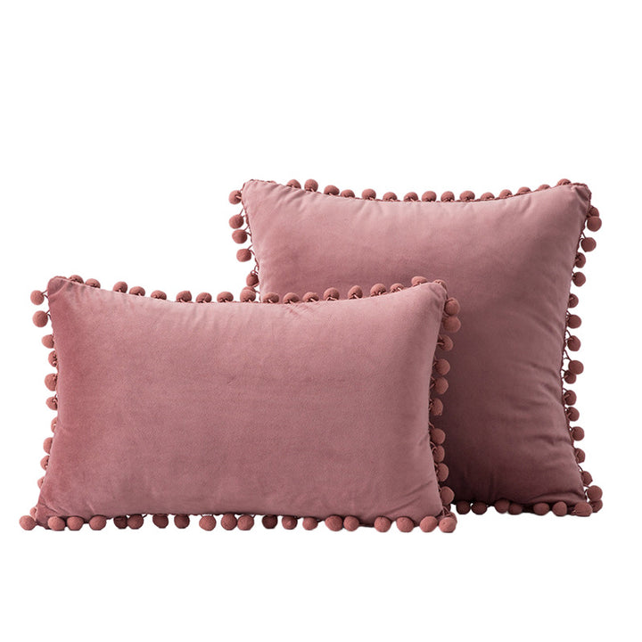 Decorative Pom-Pom Accent Pillow