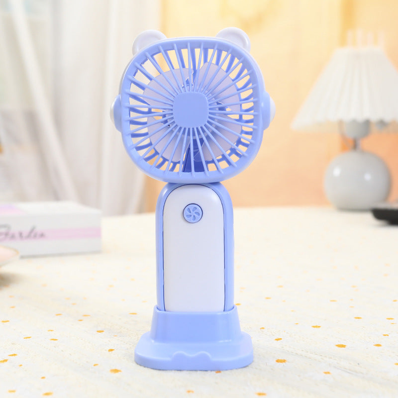 Women's Portable Mini Fan with Playful Design and Flexible Tilt Bowlift