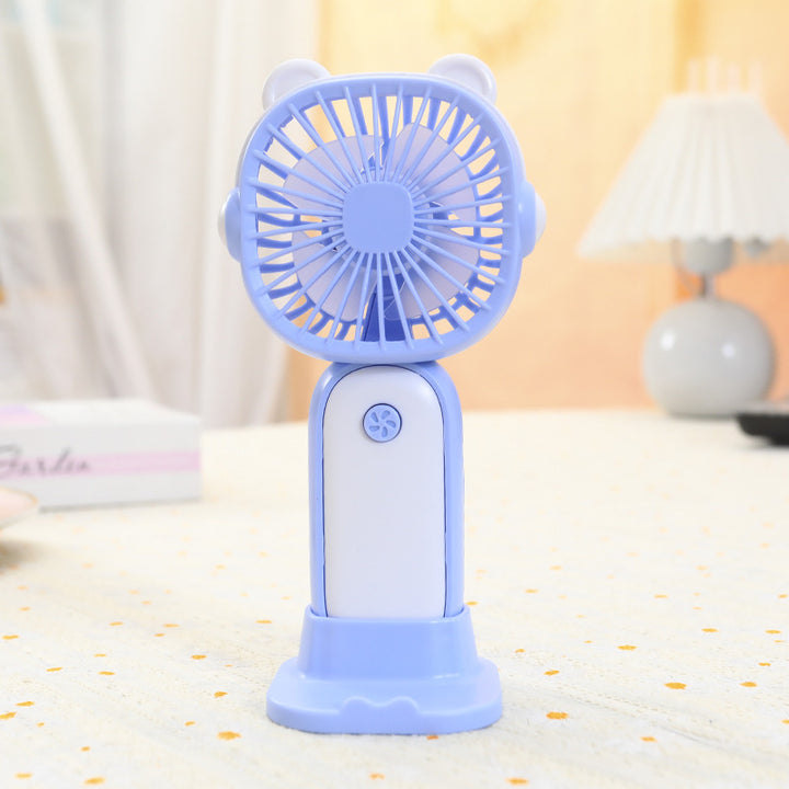 Ladies Portable Hand Fan with Cute Design Bowlift
