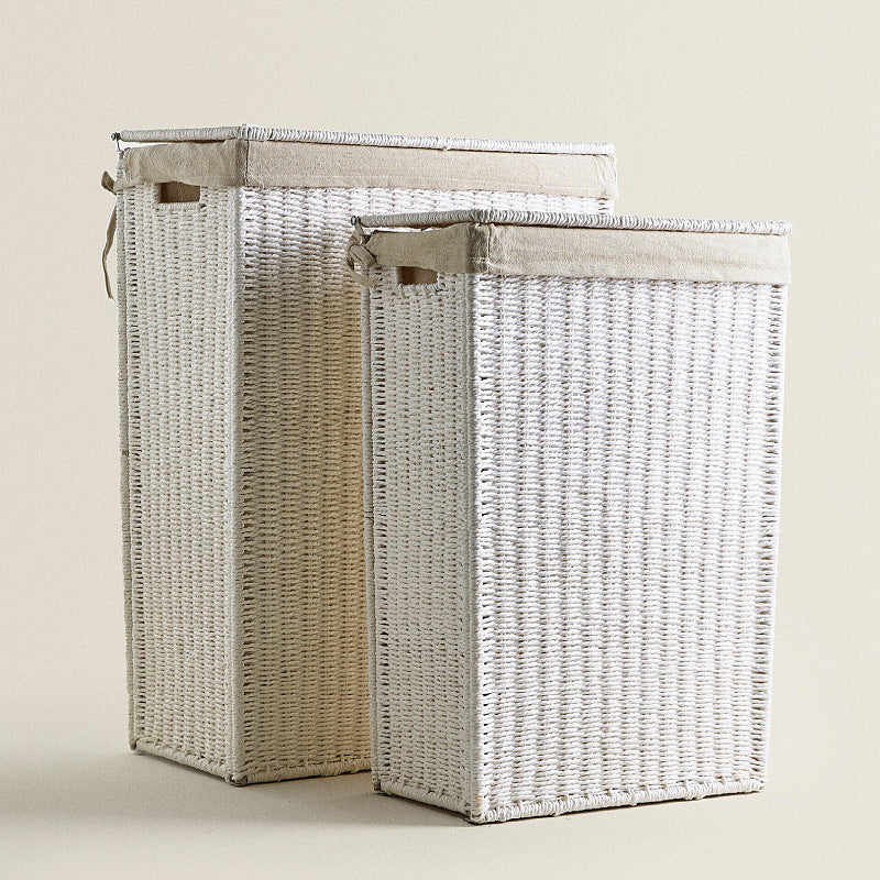 High-quality laundry basket made of natural wicker Bowlift