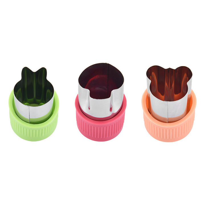 Cookie cutter set with antibacterial silicone and stainless steel molds Bowlift