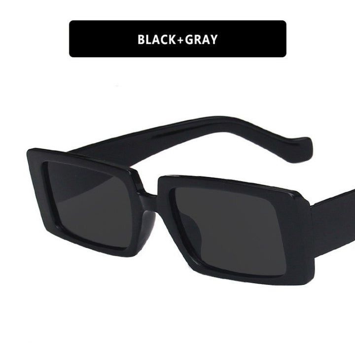 Ladies fashionable square sunglasses in elegant retro style Bowlift