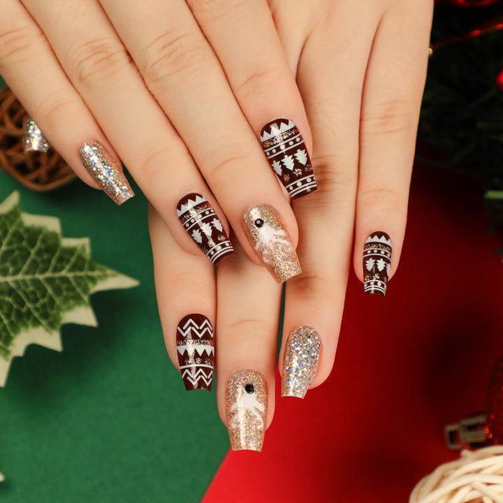 Christmas Nail Art Bowlift