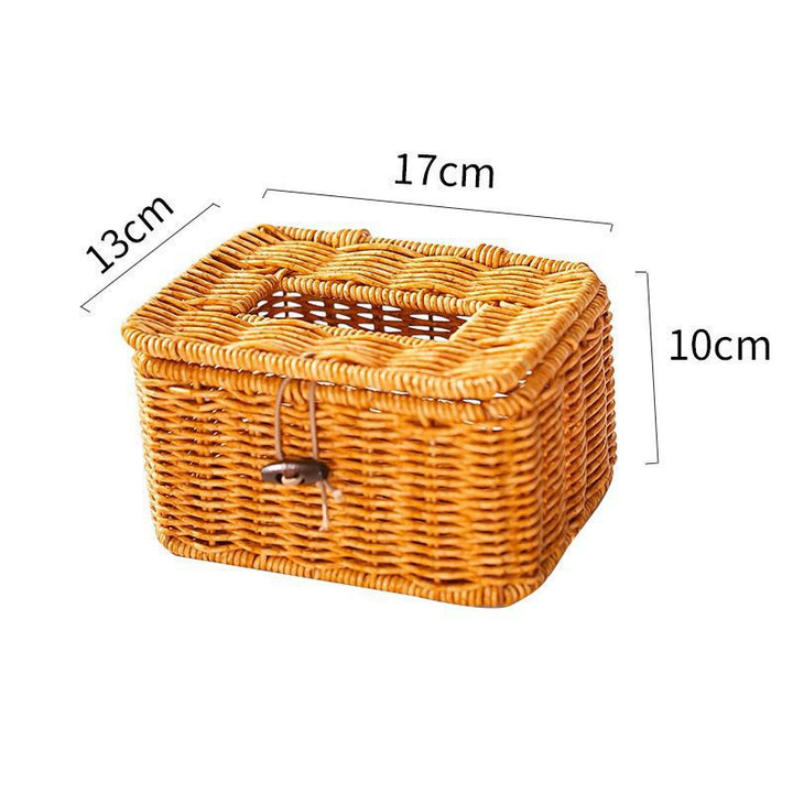 Women Handwoven Storage Box with Lid Bowlift