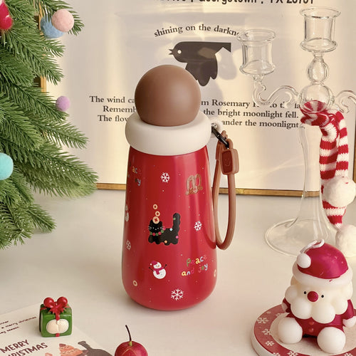 Women's Funny Water Bottle with Creative Lid Bowlift
