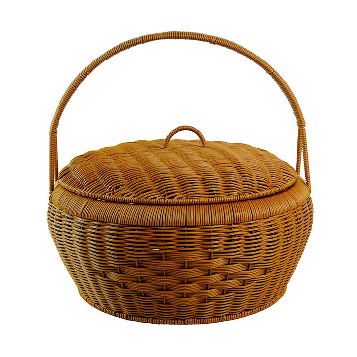 Women's Elegant Laundry Basket with Lid and Practical Handles Bowlift