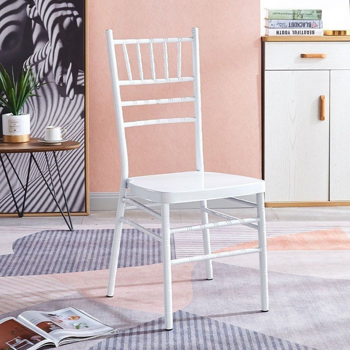 Chic Cross-Back Dining Chair Bowlift
