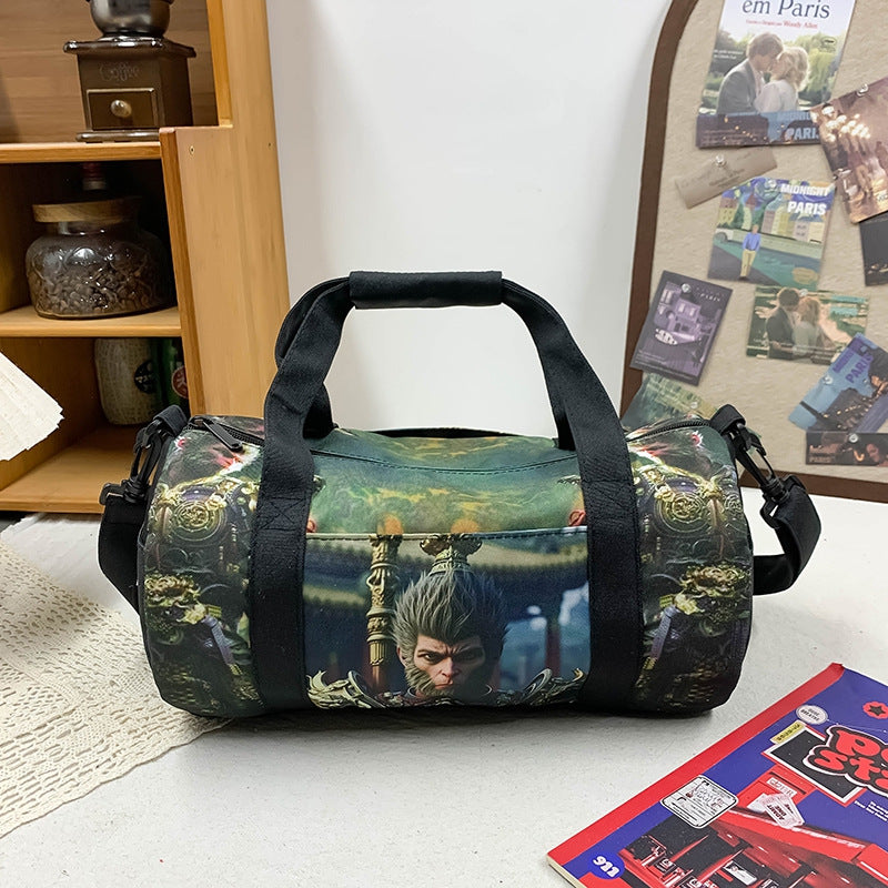 Sporty roller travel bag with unique design Bowlift