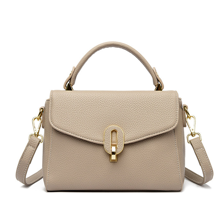 Elegant Structured Top-Handle Handbag Bowlift