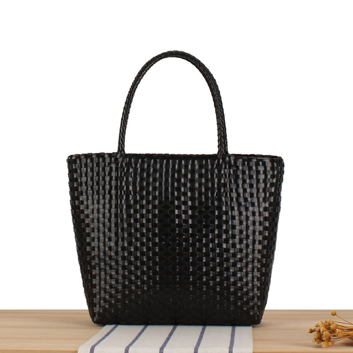 Fashionable beach bag with durable weave Bowlift