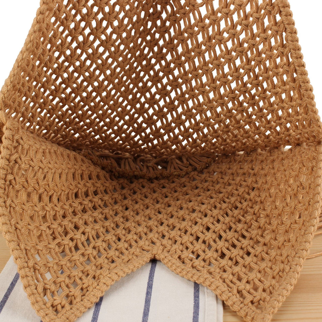 Large Macramé Shopping Basket Bowlift