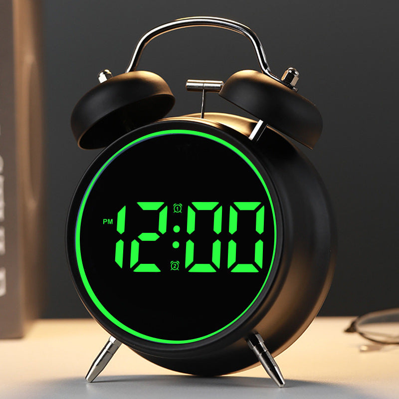 Digital alarm clock with alarm and temperature display Bowlift