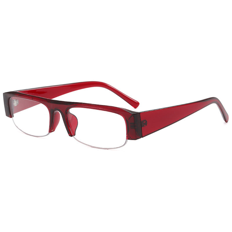 Contemporary Retro-Inspired Flat Lens Sunglasses Bowlift