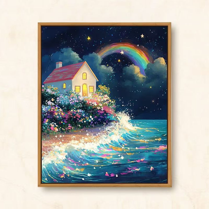 Enchanting Coastal Fantasy Wall Art Bowlift