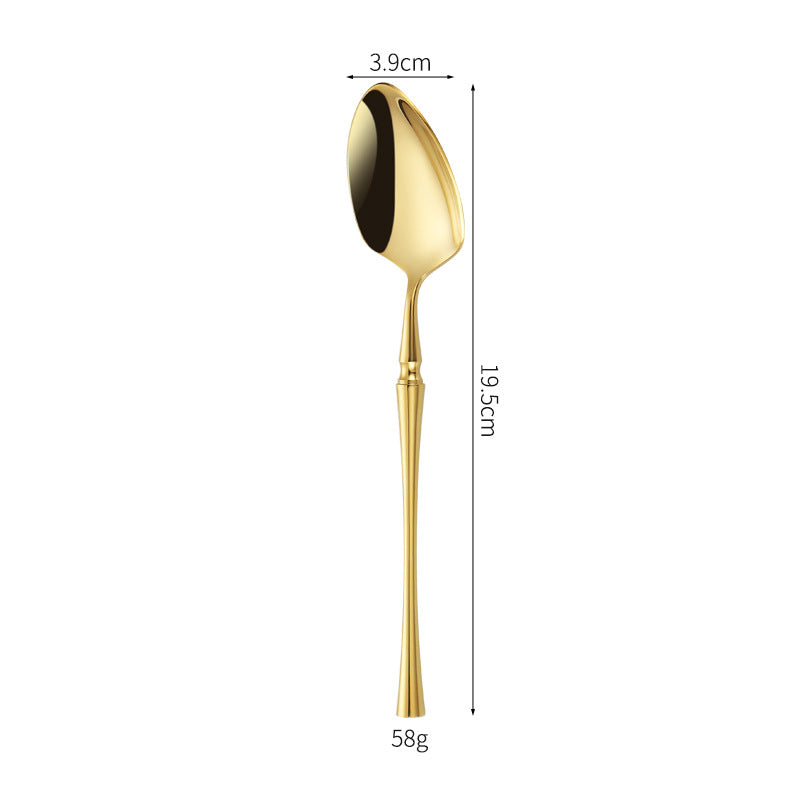 Luxurious and Elegant Dessert Knife with Precision Blade Bowlift