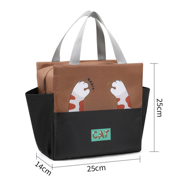 Fun Soccer-Themed Insulated Lunch Tote Bowlift