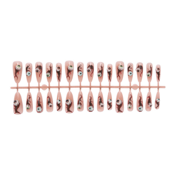 Nail art set with creative eye design Bowlift