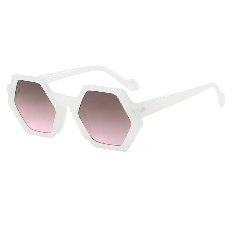 Ladies' striking sunglasses with hexagonal frame and comfortable fit Bowlift
