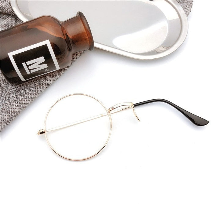 Retro-Inspired Round Frame Glasses Bowlift
