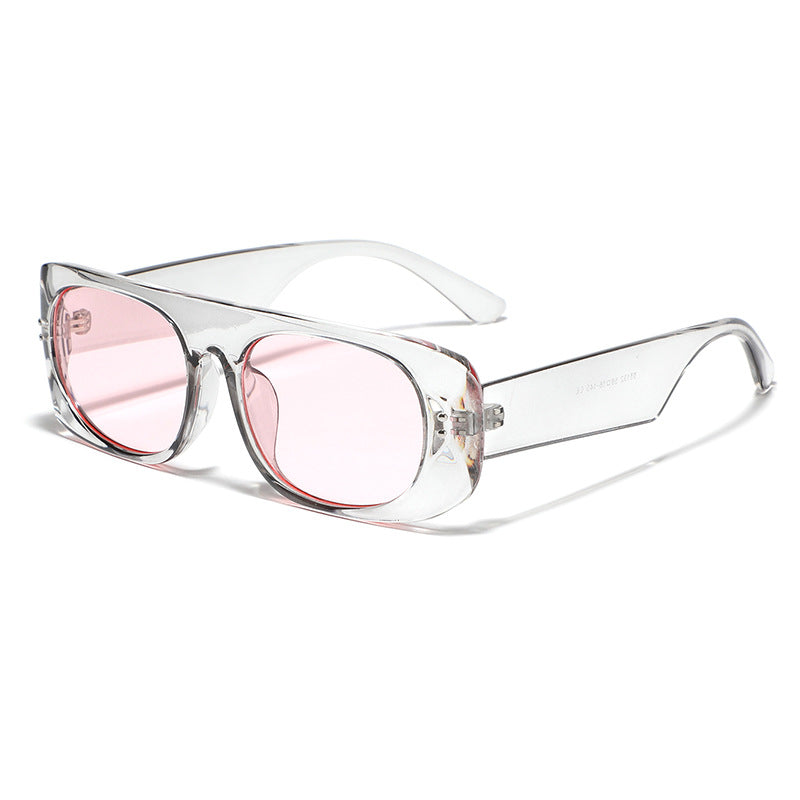 Women’s fashion sunglasses with transparent and geometric frame Bowlift