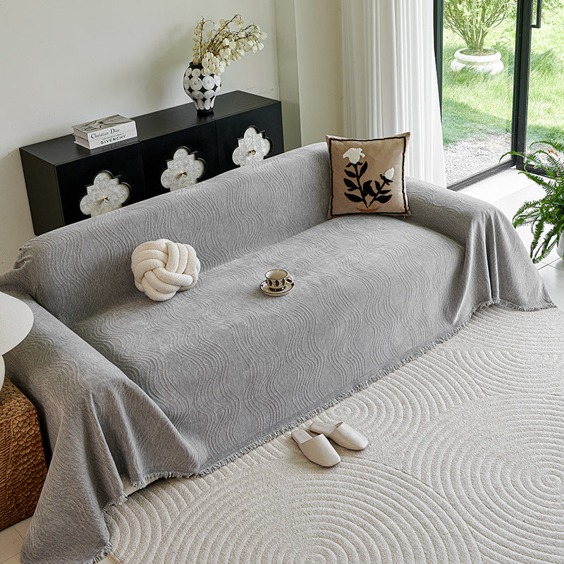 Textured Decorative Sofa Blanket