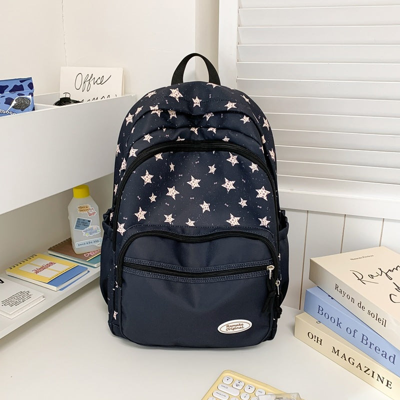 Floral Print Backpack Bowlift