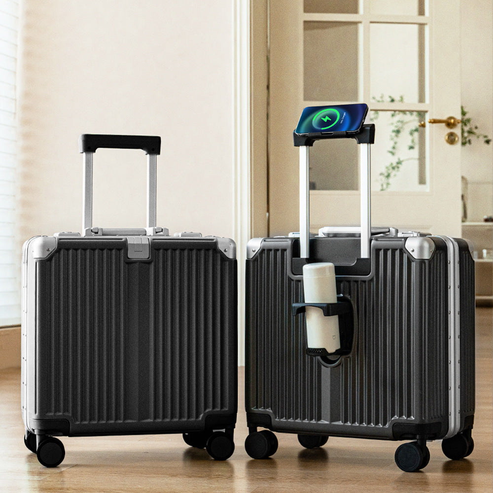 Compact Spinner Travel Suitcase