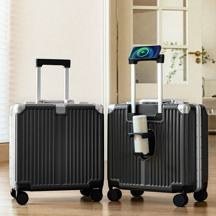 Compact Spinner Travel Suitcase