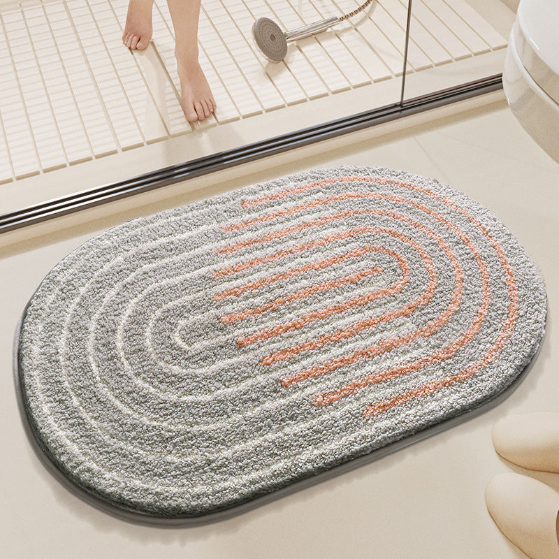 Plush Microfiber Bath Rug Bowlift