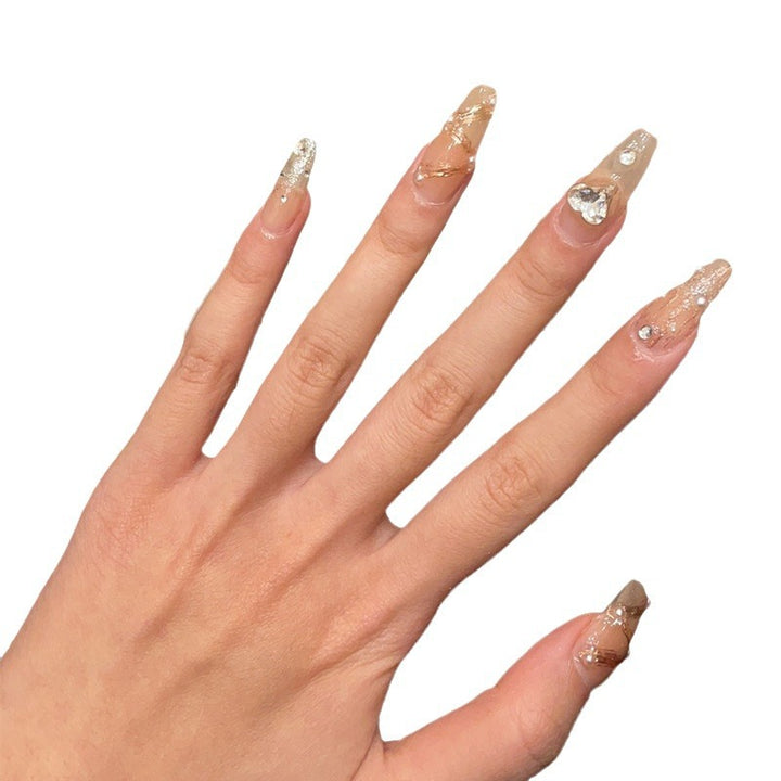 Ombre Press-On Nails with Glossy Finish Bowlift
