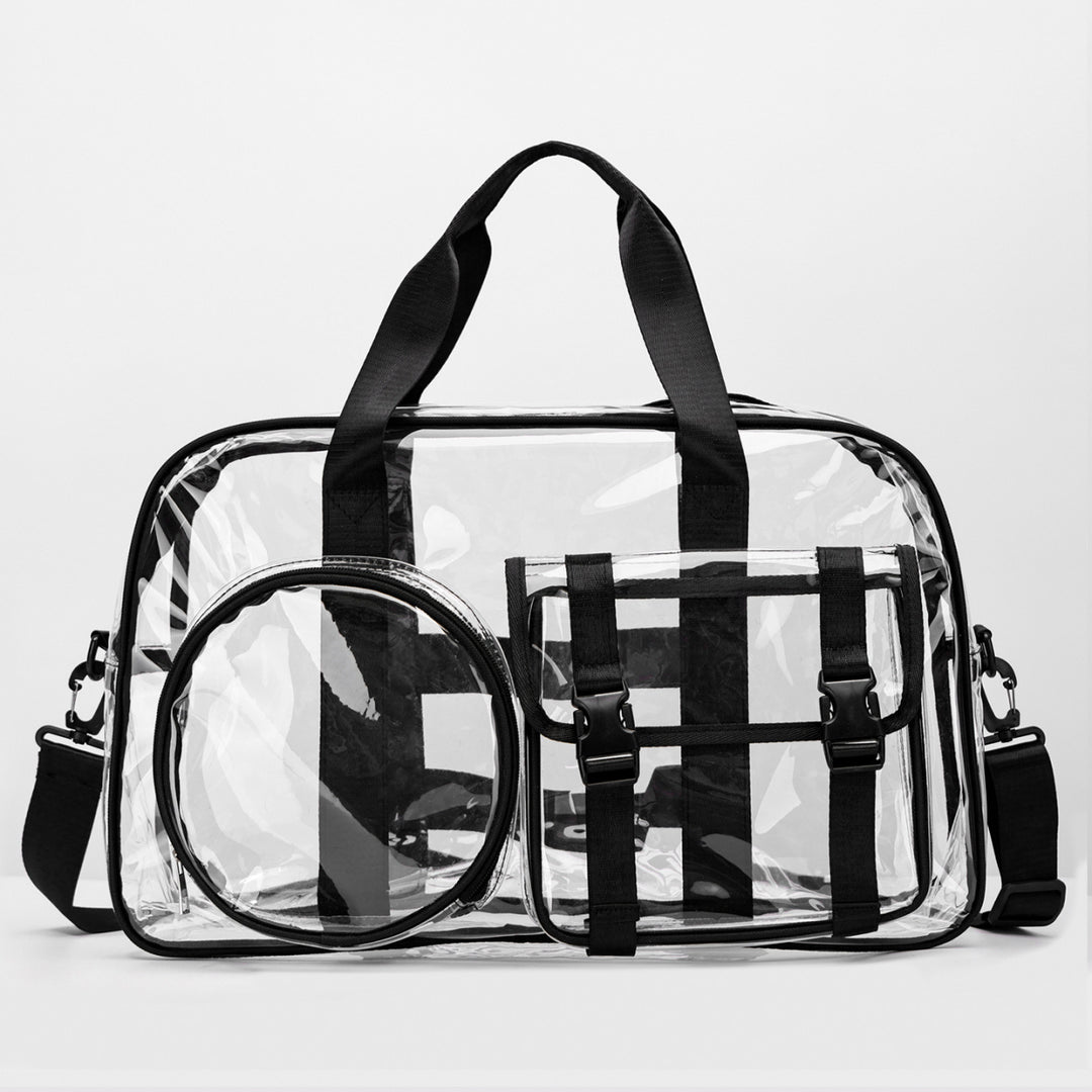 Transparent sports and travel bag with practical compartments Bowlift