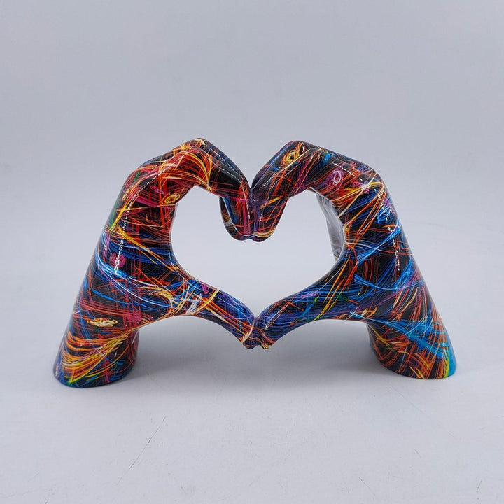 BowLift | LoveSculpt Handcrafted Wooden Heart Decoration – Symbol of Love & Connection for Home Decor