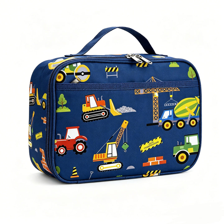 Insulated children's dinosaur lunch case with thermal lining and carry handle Bowlift