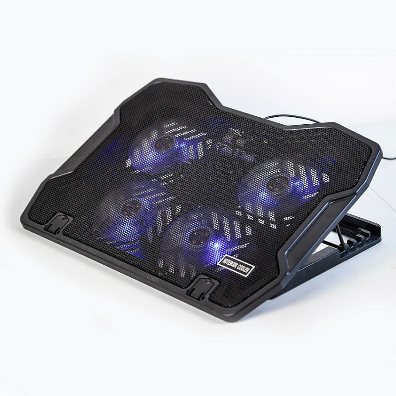 Laptop cooler with quattro fans and RGB lighting Bowlift