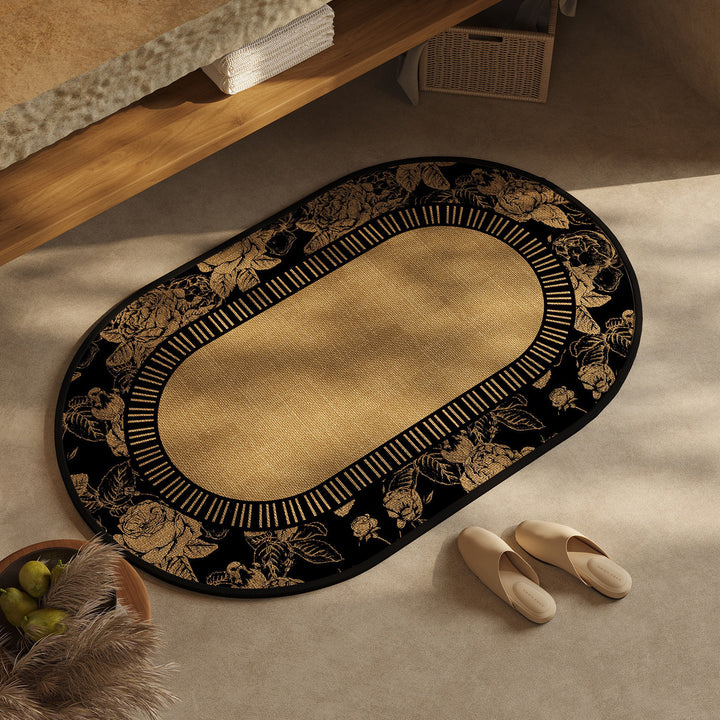 Chic Geometric Design Bath Mat Bowlift