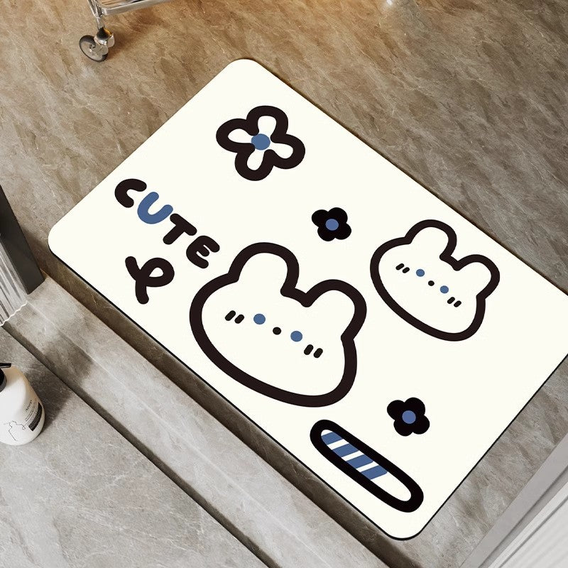 Cat-Shaped Decorative Bath Mat