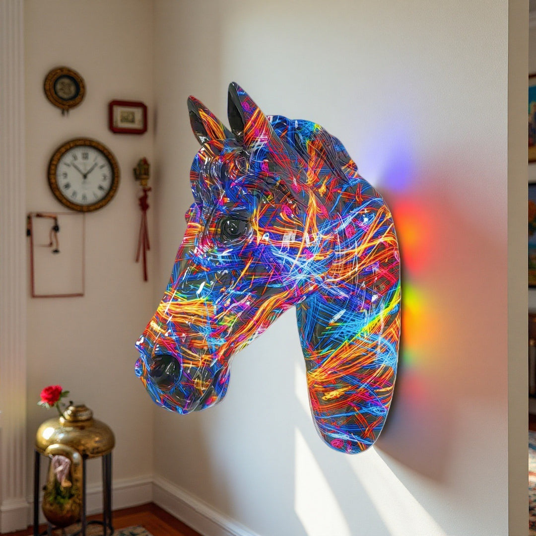 Decorative Horse Head Sculpture Bowlift
