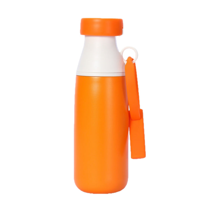Women insulated water bottle with practical carrying strap Bowlift