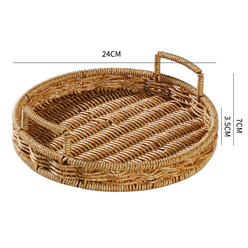 Home Storage Woven Tray Bowlift