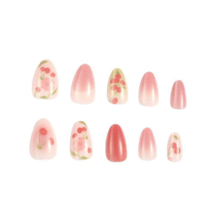 Creative Nail Art Set with Cherry Design Bowlift