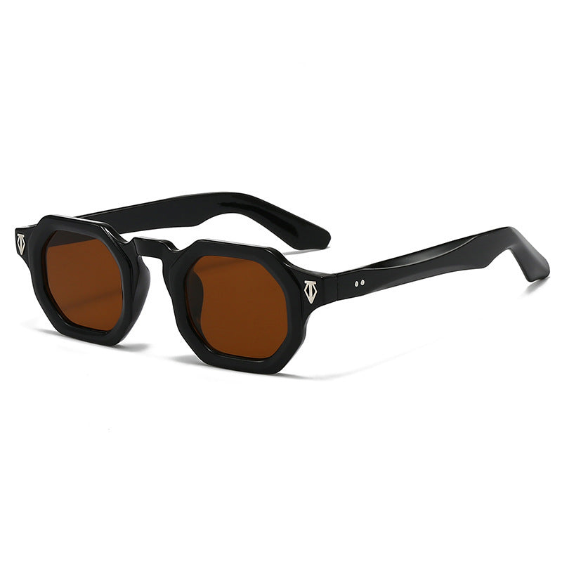 Modern Octagonal Frame Sunglasses Bowlift