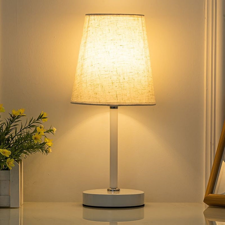 Modern Table Lamp with Pleated Shade