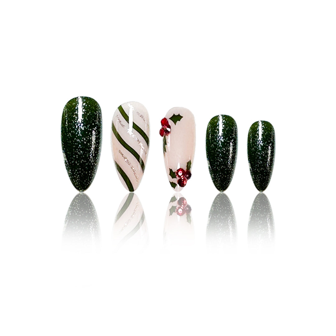 Festive Holiday Nail Art Enhancements Bowlift