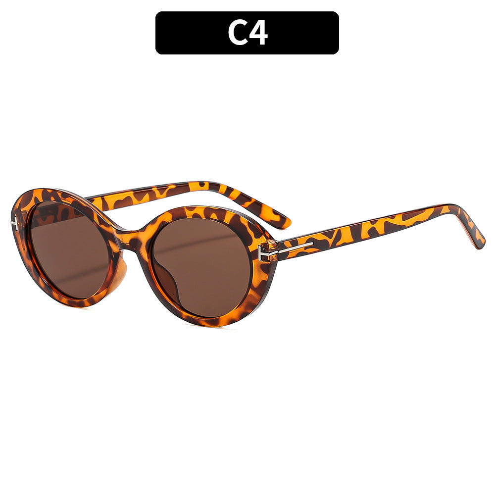 Stylish Oversized Oval Sunglasses